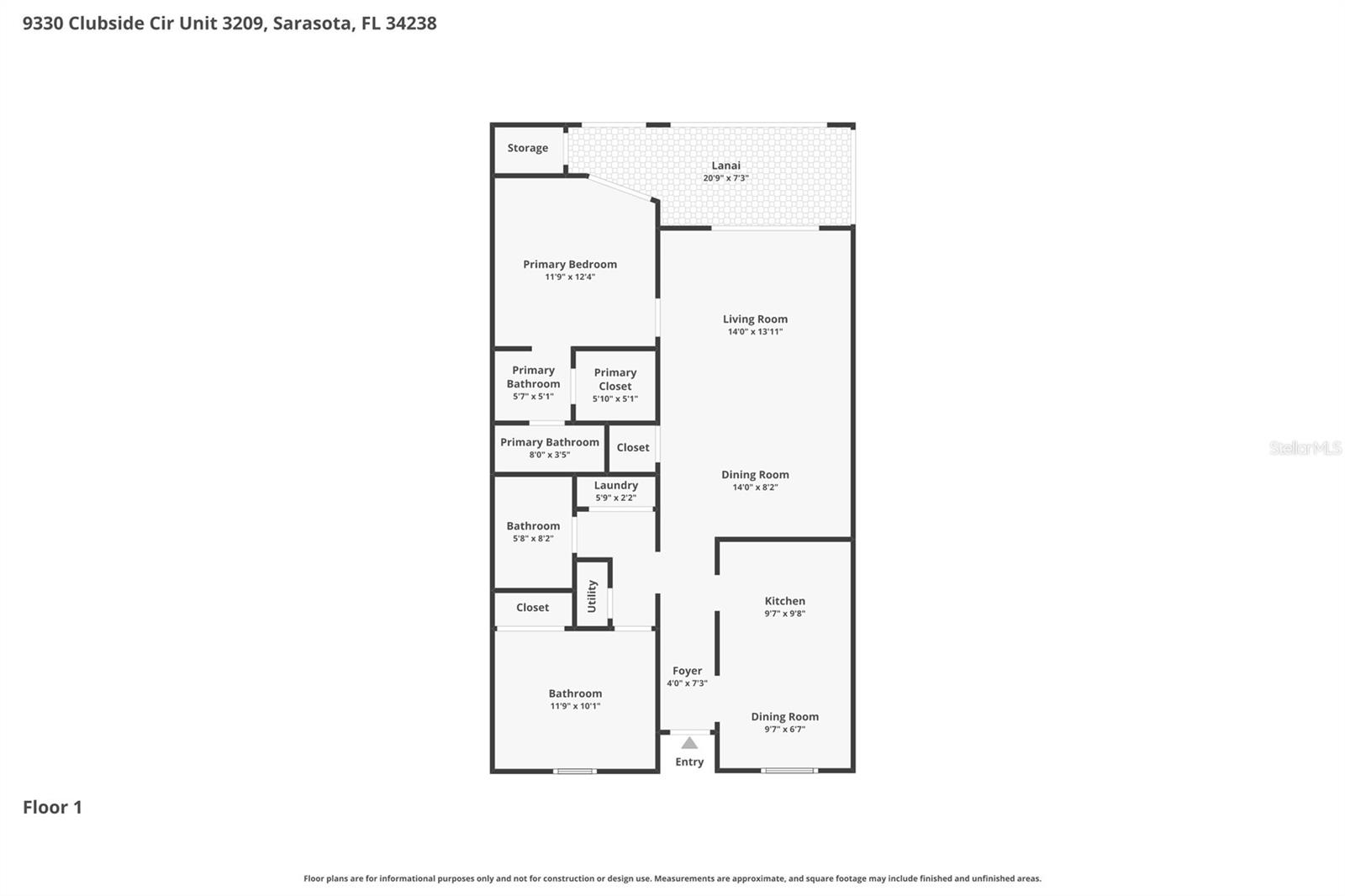 9330 Clubside Unit 3207, Sarasota, FL 34238