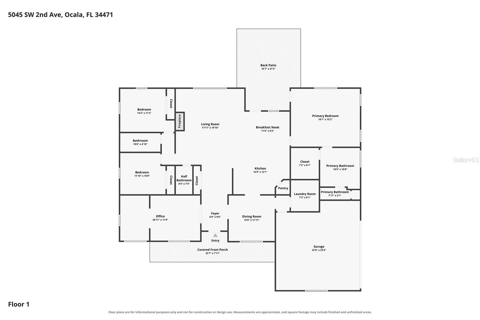 5045 2nd, Ocala, FL 34471